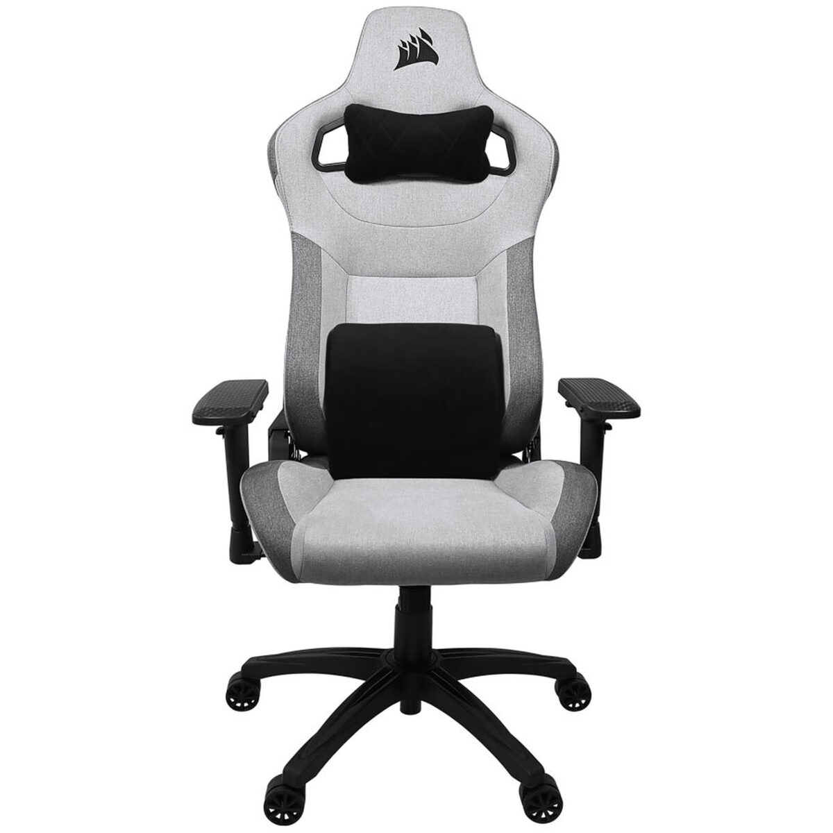 Corsair T3 RUSH Fabric – Siège Gaming Gris – Image 1
