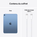 Apple iPad (2025) Wi‑Fi + Cellular 128 Go – Bleu – Image 2