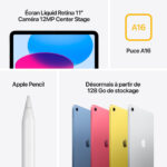 Apple iPad 11" (2025) Wi‑Fi 128 Go – Bleu – Image 4