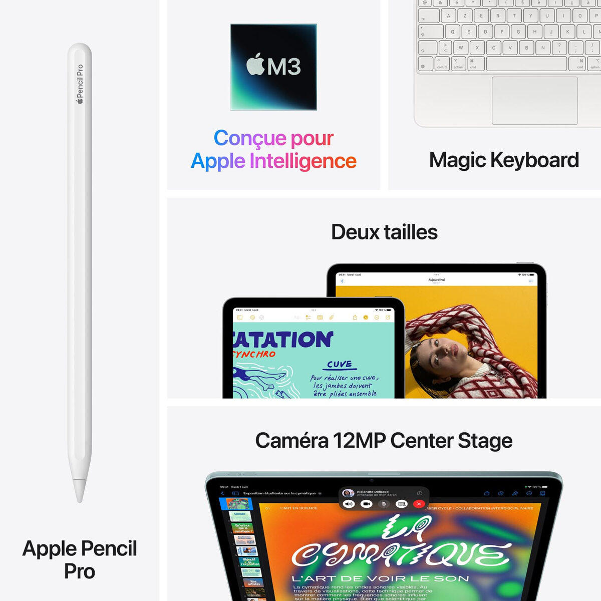 Apple iPad Air M3 11" (2025) Wi‑Fi 128 Go – Bleu – Image 3