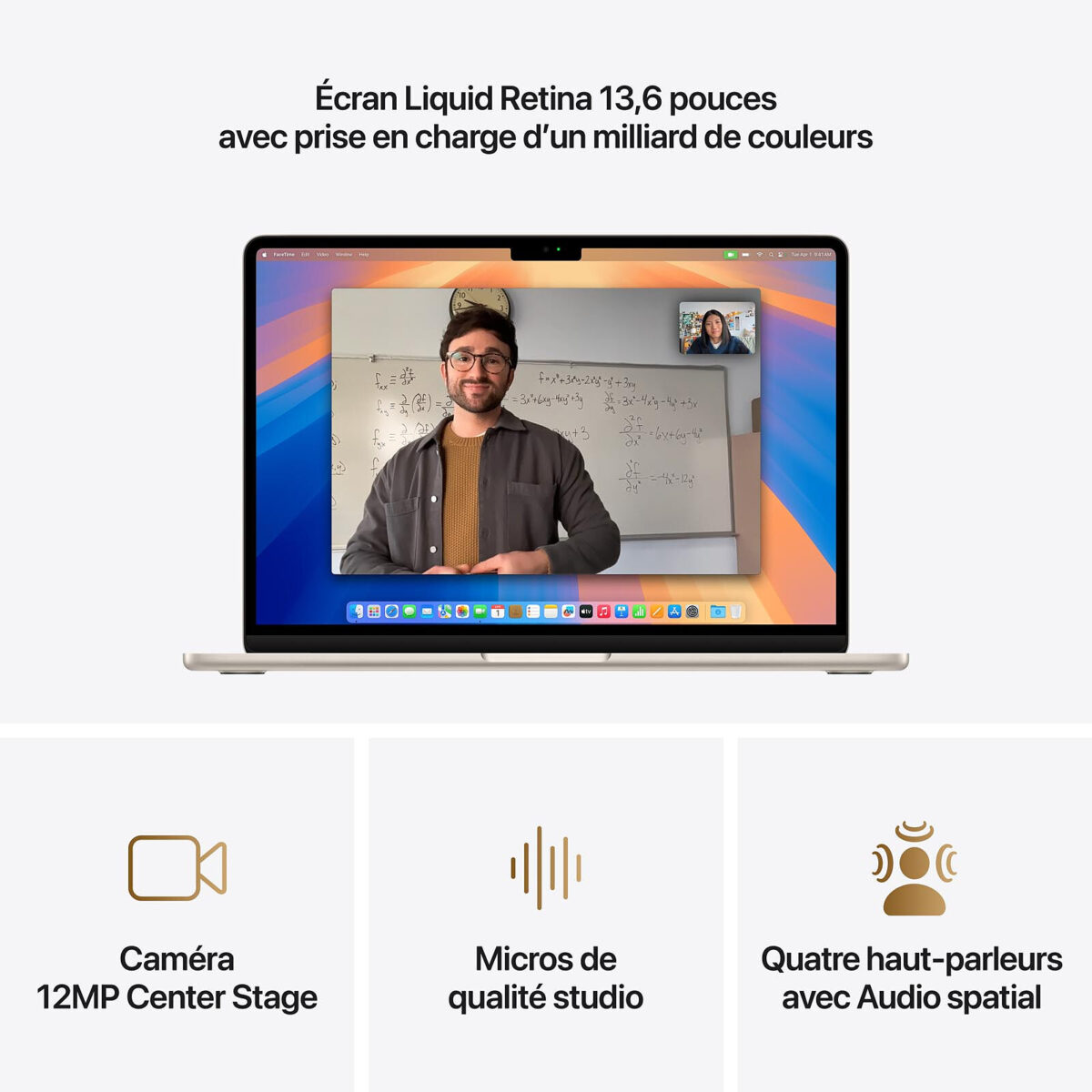 Apple MacBook Air M4 13" (2025) Lumière stellaire – 32 Go RAM / 1 To SSD (MC6A4FN/A) – Image 4