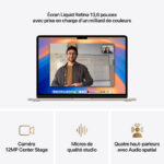Apple MacBook Air M4 13" (2025) Lumière stellaire – 32 Go RAM / 1 To SSD (MC6A4FN/A) – Image 4