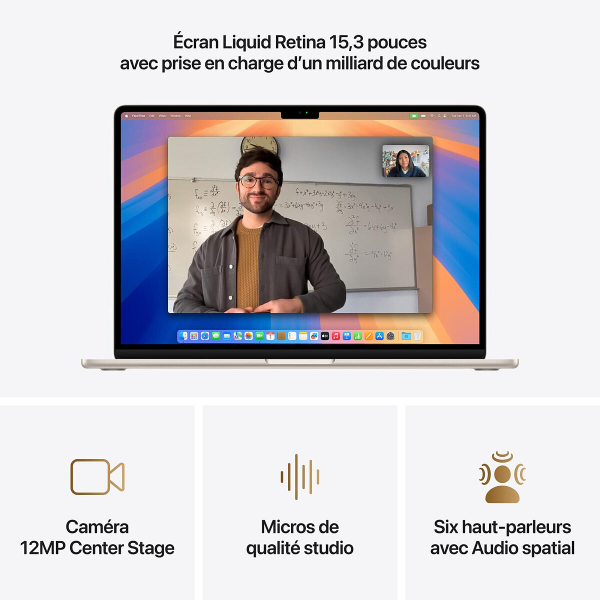 Apple MacBook Air M4 15" (2025) Lumière stellaire – 24 Go RAM, 512 Go SSD (MC6K4FN/A) – Image 4