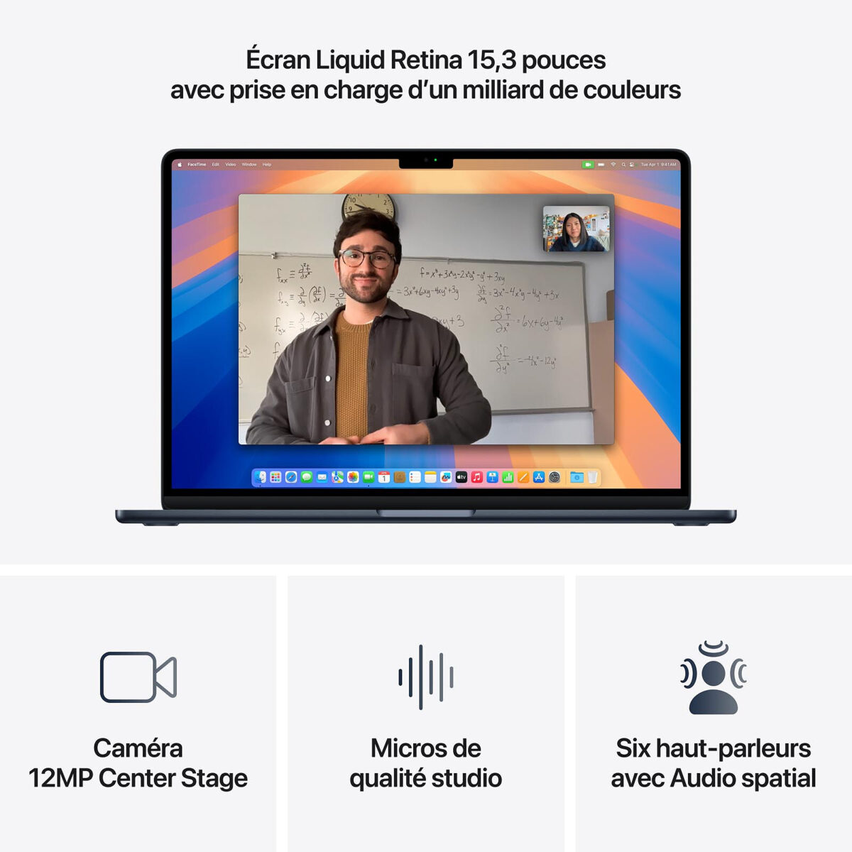 Apple MacBook Air M4 15" (2025) Minuit – 32 Go RAM, 1 To SSD (MC6L4FN/A-32GB-1TB) – Image 4