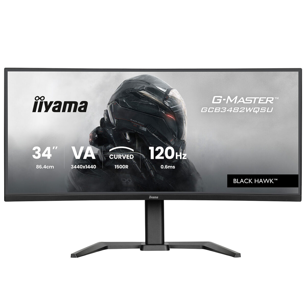 iiyama G-Master GCB3482WQSU-B1 Red Eagle - Écran PC UltraWide 34" WQHD 120 Hz – Image 1
