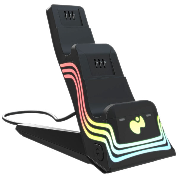 PDP Afterglow Wave Dual Charger for Xbox (Noir)