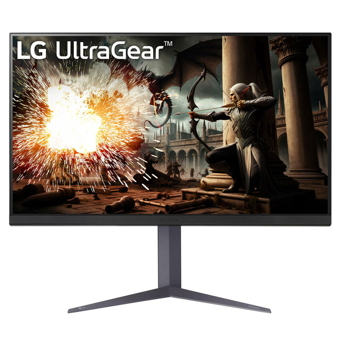 LG UltraGear 32GS75QN-B 31.5" LED – Écran PC 2.5K 2560 x 1440 1 ms IPS 180 Hz HDR 400 G-SYNC / FreeSync Pivot Noir – Image 1