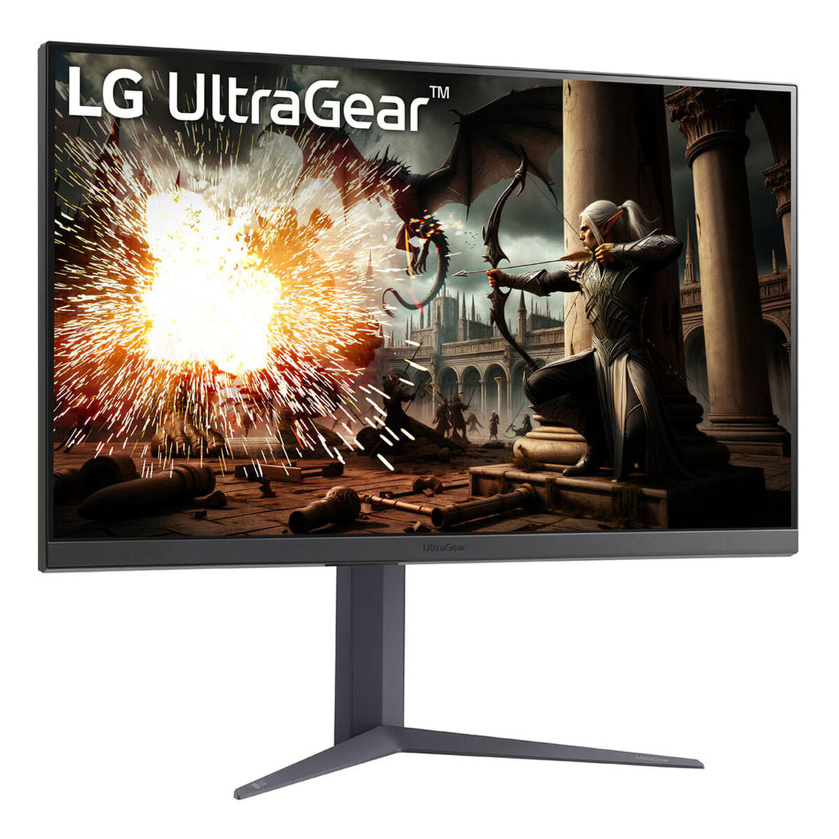 LG UltraGear 32GS75QN-B 31.5" LED – Écran PC 2.5K 2560 x 1440 1 ms IPS 180 Hz HDR 400 G-SYNC / FreeSync Pivot Noir – Image 5