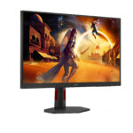 AOC Q27G4ZR – Écran PC 27" LED – 2.5K (2560 x 1440) – Dalle IPS – 1 ms – 240 Hz – DisplayHDR 400 – Adaptive Sync – Pivot – HDMI/DisplayPort – Noir – Image 4
