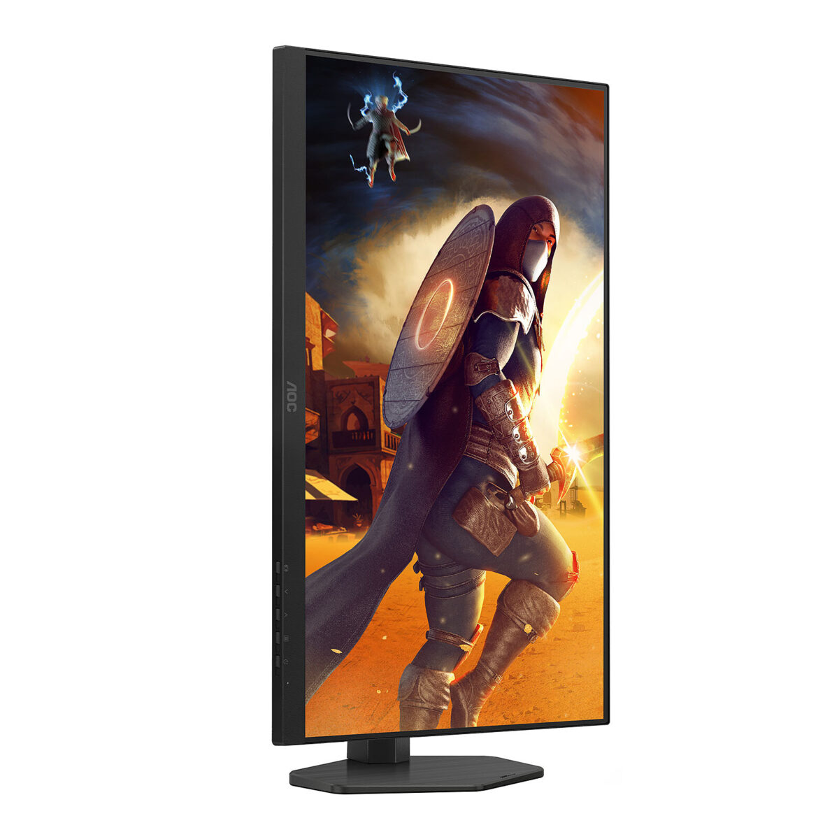 AOC Q27G4ZR – Écran PC 27" LED – 2.5K (2560 x 1440) – Dalle IPS – 1 ms – 240 Hz – DisplayHDR 400 – Adaptive Sync – Pivot – HDMI/DisplayPort – Noir – Image 3