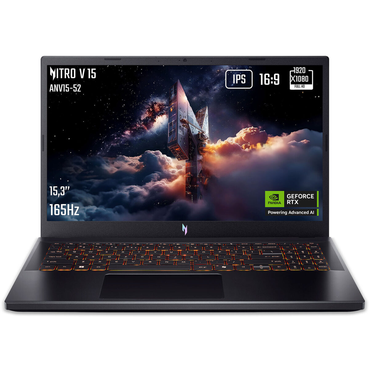 PC Portable Intel Core i9-13900H - RTX 5060 8 Go, 32 Go RAM, SSD 1 To, Écran 15.6" Full HD 165 Hz, Wi-Fi 6, Windows 11 Famille – Image 1