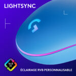 Souris Gaming Logitech G G203 LightSync RGB (Bleu) – Image 3