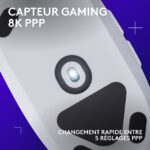 Souris Gaming Logitech G G203 LightSync RGB (Blanc) – Image 5