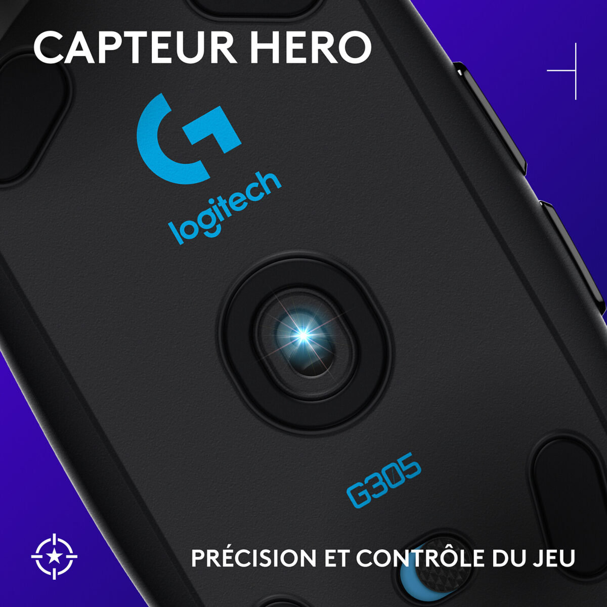 Logitech G305 Lightspeed Noir – Souris Gamer Sans Fil 12 000 dpi – Image 5