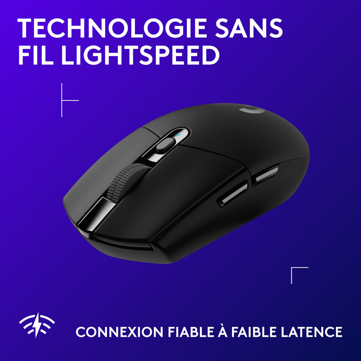 Logitech G305 Lightspeed Noir – Souris Gamer Sans Fil 12 000 dpi – Image 4