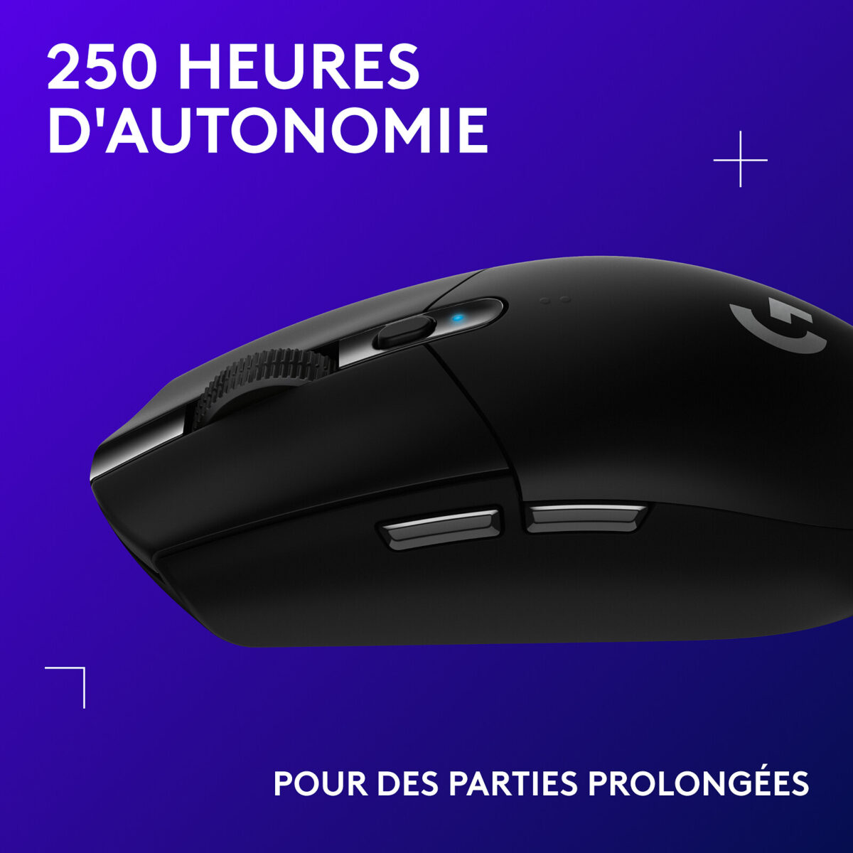 Logitech G305 Lightspeed Noir – Souris Gamer Sans Fil 12 000 dpi – Image 3
