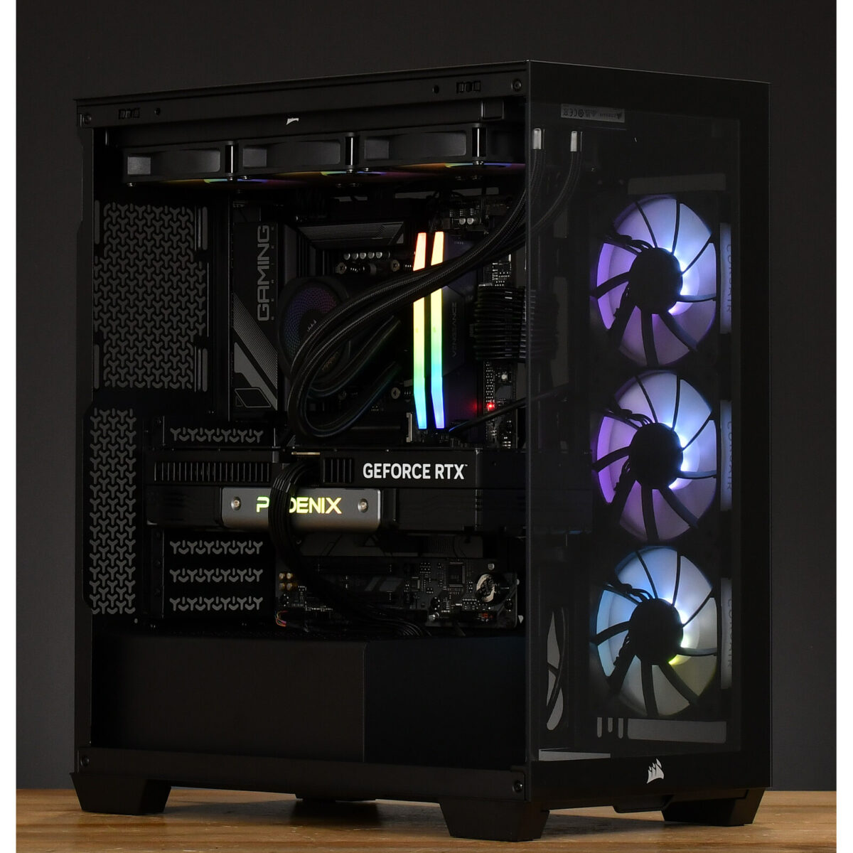 PC Gamer AMD Ryzen 7 9800X3D - RTX 5080 16 Go, 32 Go RAM, SSD 2 To, Wi-Fi 6E, LAN 2.5 GbE (Monté - Windows 11 en version d'essai) – Image 5