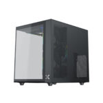 Xigmatek Aqua M Lite Noir – Boîtier Mini Tour avec façade et paroi en verre trempé – Image 5
