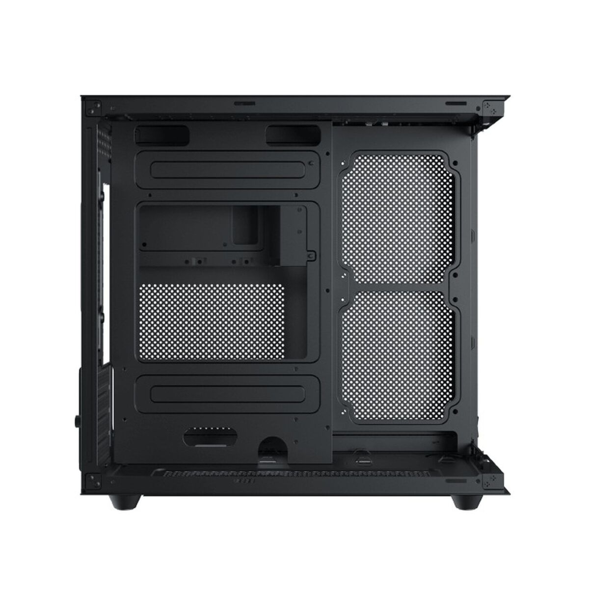Xigmatek Aqua M Lite Noir – Boîtier Mini Tour avec façade et paroi en verre trempé – Image 3
