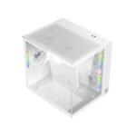 Xigmatek Aqua M Lite Blanc – Boîtier Mini Tour avec façade et paroi en verre trempé – Image 4
