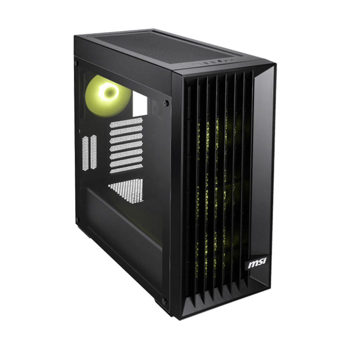 MSI MAG FORGE 210R AIRFLOW – Boîtier Moyen Tour gaming avec fenêtre en verre trempé et 4 ventilateurs ARGB – Image 4