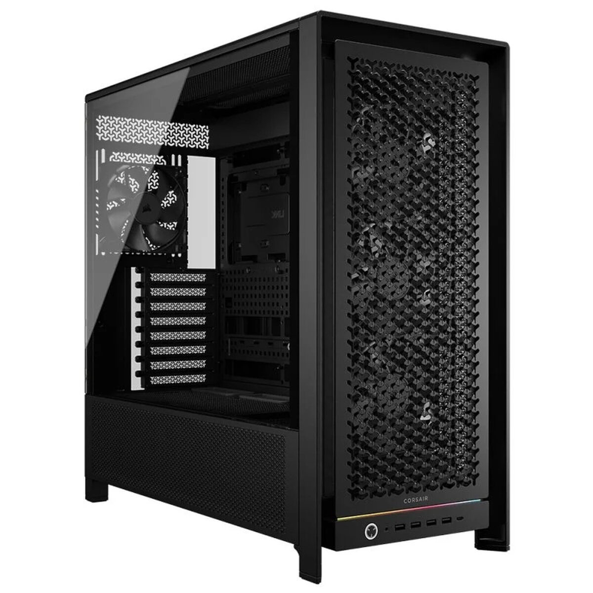 Corsair Frame 5000D RS Noir – Boîtier Moyen Tour avec panneau en verre trempé et façade Mesh – Image 1